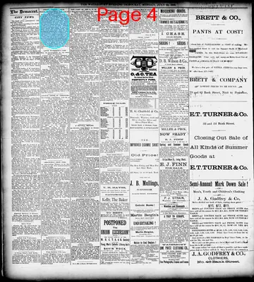 Page thumbnail for Waterbury Evening Democrat