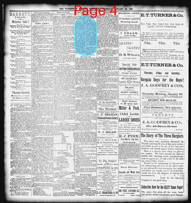 Page thumbnail for Waterbury Evening Democrat