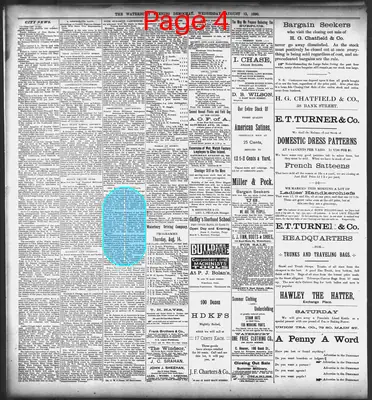 Page thumbnail for Waterbury Evening Democrat