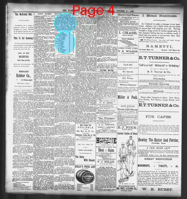 Page thumbnail for Waterbury Evening Democrat
