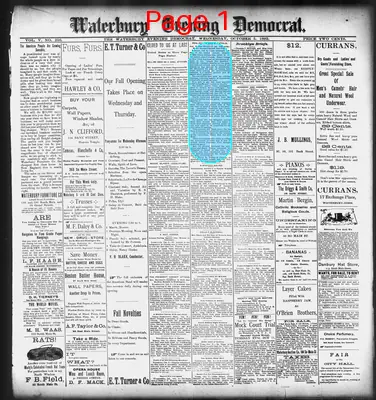 Page thumbnail for Waterbury Evening Democrat