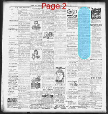 Page thumbnail for Waterbury Evening Democrat