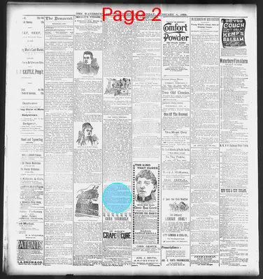 Page thumbnail for Waterbury Evening Democrat
