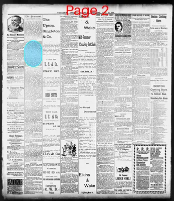 Page thumbnail for Waterbury Evening Democrat
