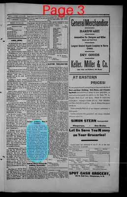 Page thumbnail for Sierra County Advocate