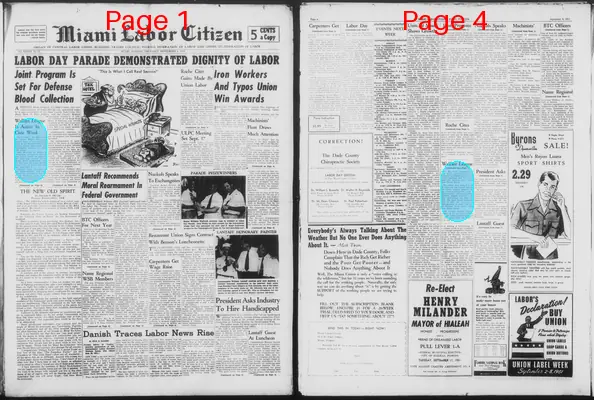 Page thumbnail for Miami Labor Citizen