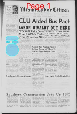 Page thumbnail for Miami Labor Citizen