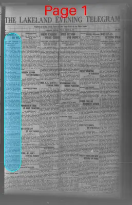 Page thumbnail for The Lakeland Evening Telegram