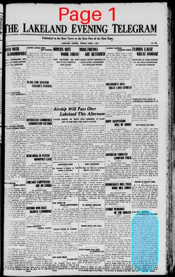 Page thumbnail for The Lakeland Evening Telegram