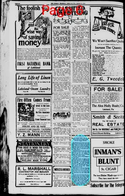 Page thumbnail for The Lakeland Evening Telegram