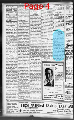 Page thumbnail for The Lakeland Evening Telegram