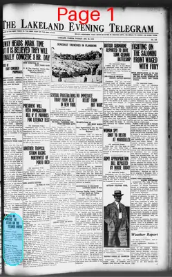 Page thumbnail for The Lakeland Evening Telegram