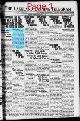 Page thumbnail for The Lakeland Evening Telegram