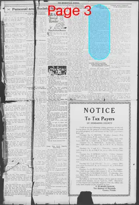 Page thumbnail for The Brooksville Journal