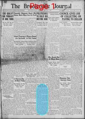 Page thumbnail for The Brooksville Journal