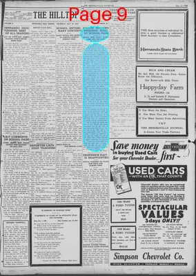 Page thumbnail for The Brooksville Journal