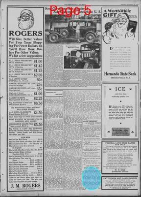 Page thumbnail for The Brooksville Journal