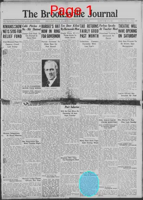Page thumbnail for The Brooksville Journal