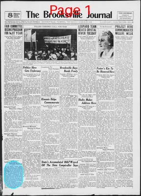 Page thumbnail for The Brooksville Journal