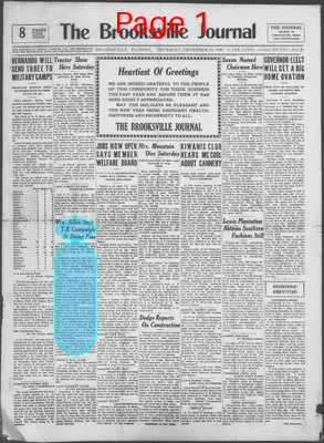 Page thumbnail for The Brooksville Journal