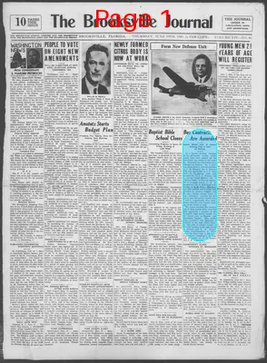 Page thumbnail for The Brooksville Journal