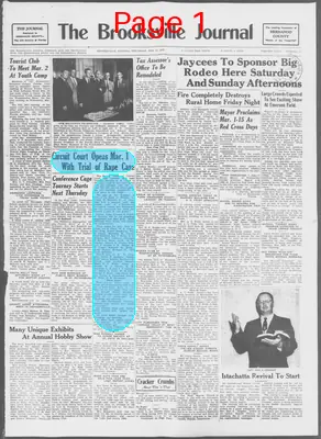 Page thumbnail for The Brooksville Journal