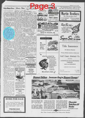 Page thumbnail for The Brooksville Journal