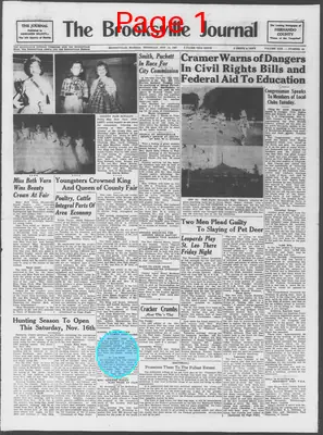 Page thumbnail for The Brooksville Journal