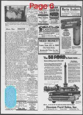 Page thumbnail for The Brooksville Journal