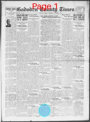 Page thumbnail for Gadsden County Times