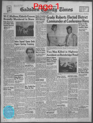 Page thumbnail for Gadsden County Times