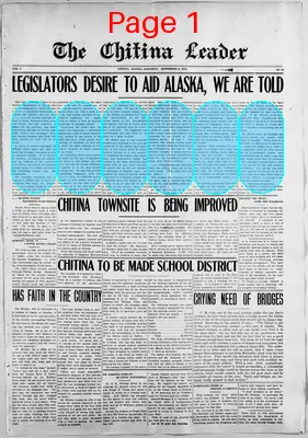 Page thumbnail for The Chitina Leader