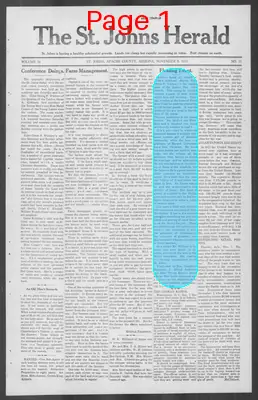 Page thumbnail for The St. Johns Herald