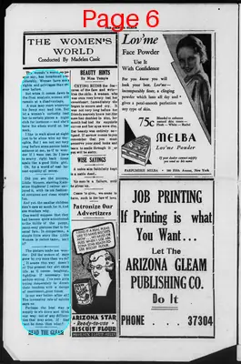 Page thumbnail for The Arizona Gleam