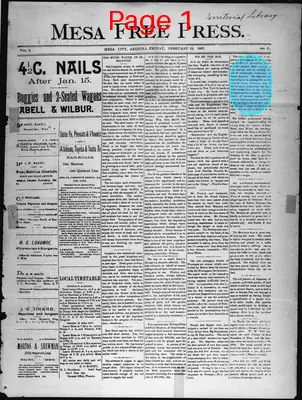 Page thumbnail for Mesa Free Press