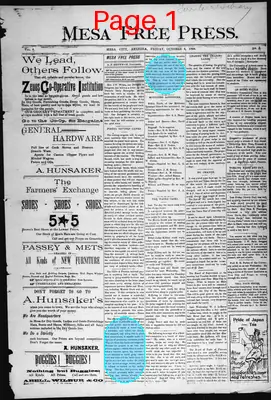 Page thumbnail for Mesa Free Press