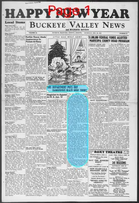 Page thumbnail for Buckeye Valley News And Buckeye Review