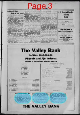 Page thumbnail for Ajo Copper News