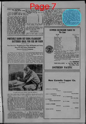 Page thumbnail for Ajo Copper News