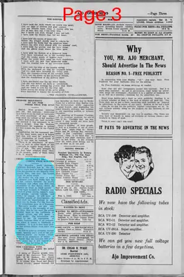Page thumbnail for Ajo Copper News