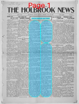 Page thumbnail for The Holbrook News