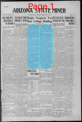 Page thumbnail for Arizona State Miner