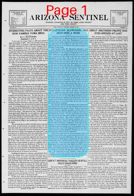 Page thumbnail for Arizona Sentinel