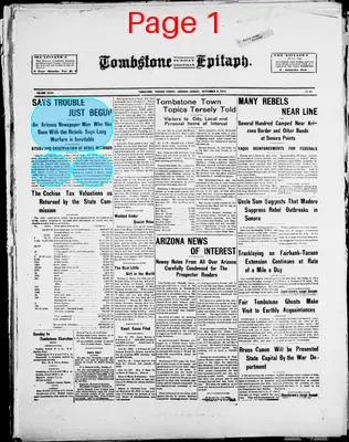 Page thumbnail for Tombstone Epitaph