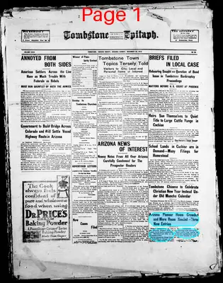 Page thumbnail for Tombstone Epitaph