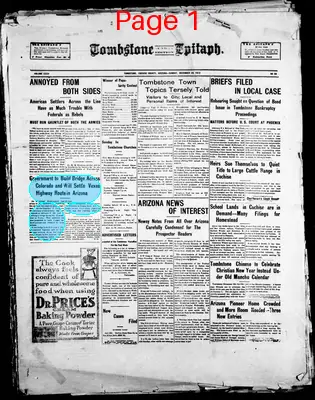 Page thumbnail for Tombstone Epitaph
