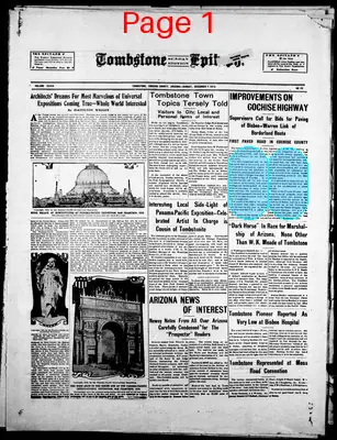 Page thumbnail for Tombstone Epitaph