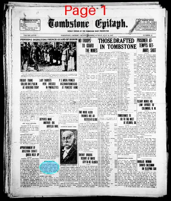 Page thumbnail for Tombstone Epitaph