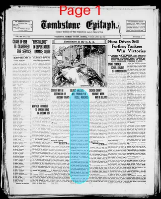 Page thumbnail for Tombstone Epitaph