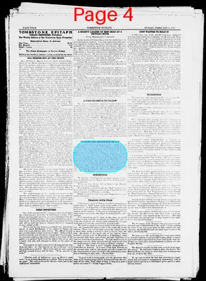 Page thumbnail for Tombstone Epitaph